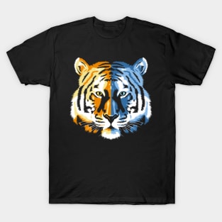 Tiger orange blue T-Shirt